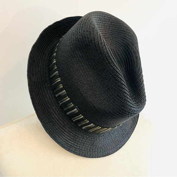 New never worn summer fedora style hat black - Picture 9 of 11
